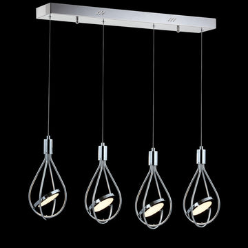 Orion Adjustable Modern Integrated Cluster LED Metal Pendant